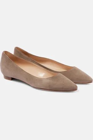 Manolo Blahnik Lanza BB suede ballet flats
