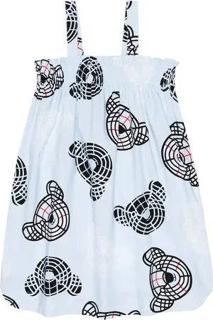 Burberry Thomas Bear printed cotton dress