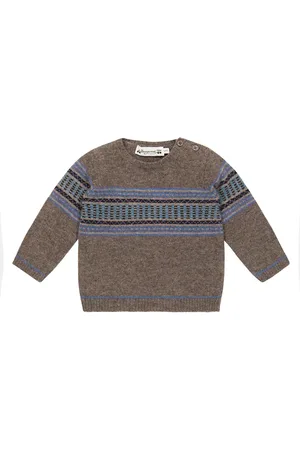 BONPOINT Baby Bassiano striped wool sweater