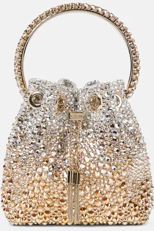 Jimmy Choo Bon Bon embellished bucket bag