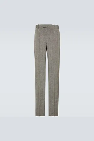 Bottega Veneta Knotted mÃ©lange straight pants