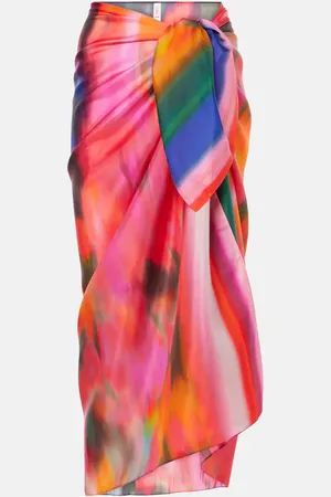 ERES Atmosphere silk beach cover-up