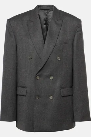 WARDROBE.NYC Double-breasted wool blazer