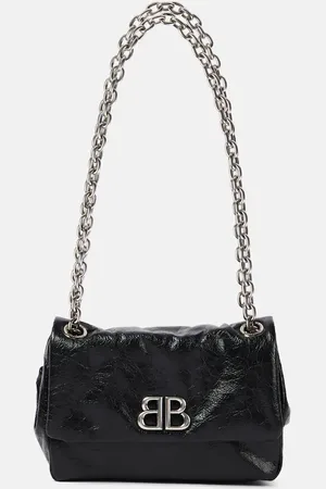 Balenciaga Monaco Mini BB leather shoulder bag