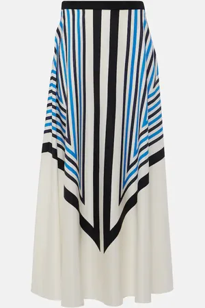 Joseph Cretto silk and cotton maxi skirt