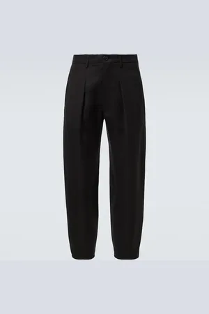 Giorgio Armani Mid-rise wide-leg pants