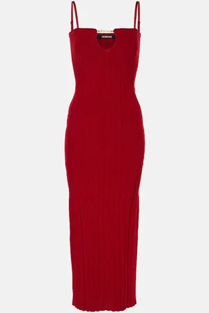 Jacquemus La Robe Sierra Bretelles midi dress