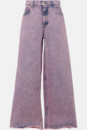 Marni High-rise wide-leg jeans