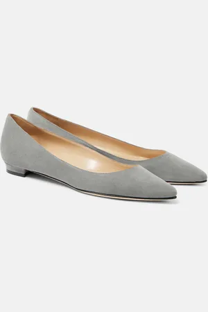 Manolo Blahnik Lanza BB suede ballet flats