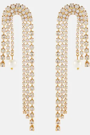 MAGDA BUTRYM Crystal-embellished earrings