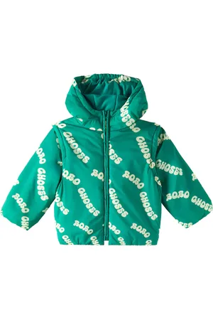 Bobo Choses Logo hooded puffer jacket