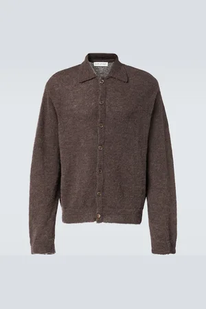 OUR LEGACY Evening Polo alpaca-blend cardigan