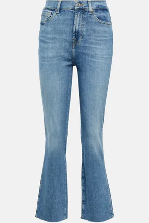 7 for all Mankind Slim Kick high-rise jeans