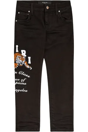 AMIRI Logo embroidered jeans