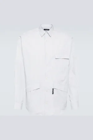 Comme des Garçons Striped cotton shirt