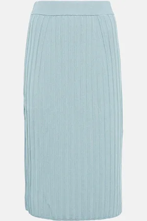 Joseph Ribbed-knit midi skirt