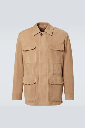 BRIONI Suede field jacket