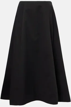 Balenciaga Cotton twill midi skirt