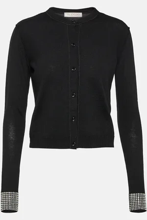 VALENTINO Embellished wool cardigan