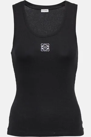 Loewe Anagram cotton-blend tank top