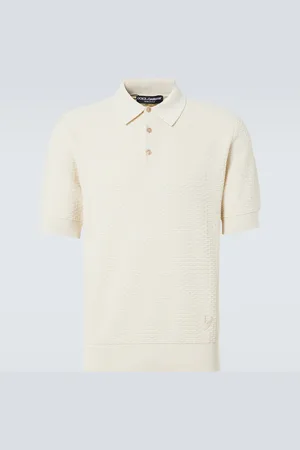 Dolce & Gabbana DG knitted cotton polo shirt