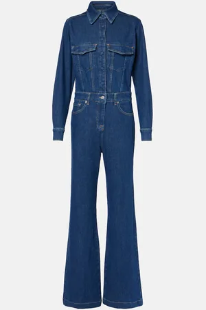 7 for all Mankind Flared denim jumpsuit