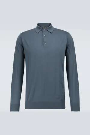Loro Piana Ml long-sleeved wool polo shirt