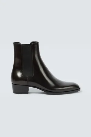 Saint Laurent Wyatt leather Chelsea boots