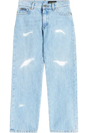 Dolce & Gabbana Distressed straight jeans