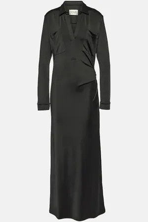 TOVE Iana V-neck maxi dress
