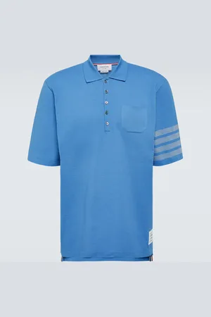 Thom Browne 4-Bar cotton piquÃ© polo shirt