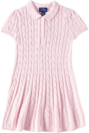 Ralph Lauren Classic cable-knit cotton polo dress