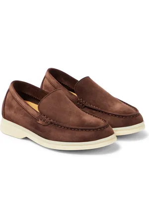 Loro Piana Summer Walk suede loafers