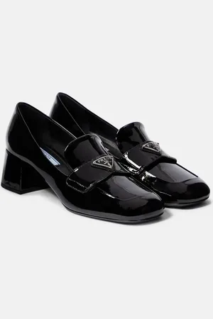Prada Patent leather loafer pumps