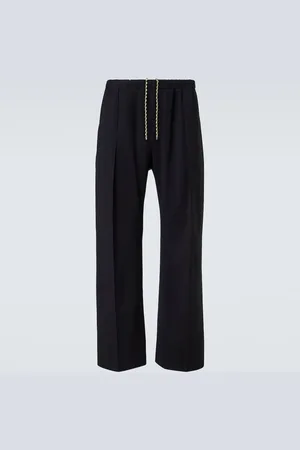 Plan C High-rise wide-leg pants