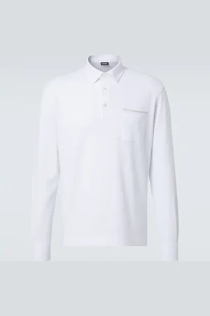 Ermenegildo Zegna Logo cotton polo shirt