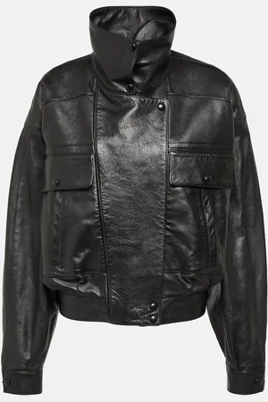 Saint Laurent Leather bomber jacket