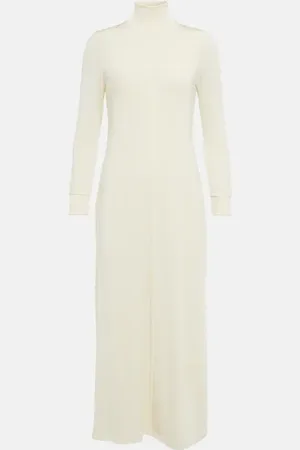 Khaite Devon crÃªpe jersey midi dress