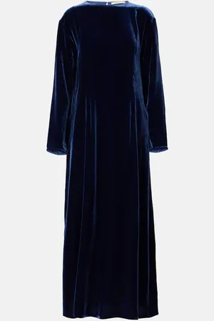 ASCENO Jody velvet maxi dress