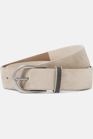 Brunello Cucinelli Monili suede belt