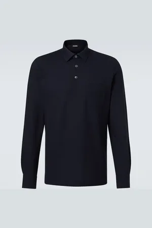 Ermenegildo Zegna Logo cotton polo shirt