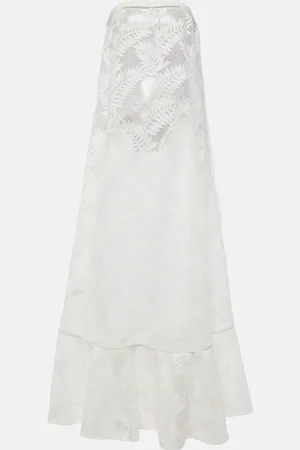 Adriana Degreas Jacquard maxi dress