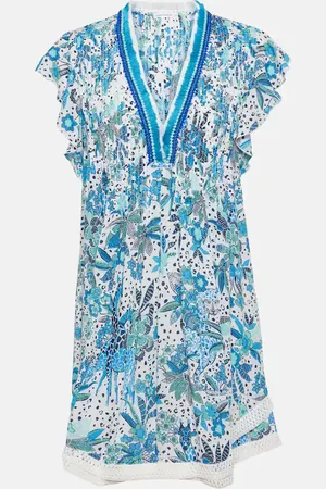 POUPETTE ST BARTH Sasha floral ruffled minidress