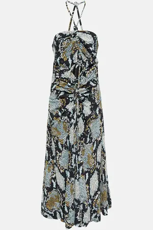 Proenza Schouler Printed halterneck maxi dress