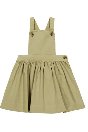 BONPOINT Baby Anise denim dungaree dress