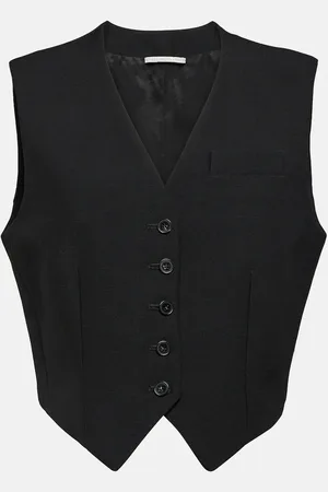 Stella McCartney Cropped wool waistcoat