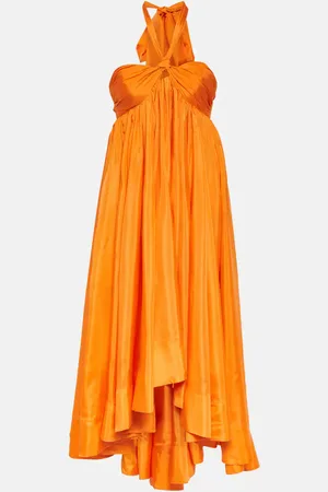 ZIMMERMANN Halcyon halterneck silk midi dress