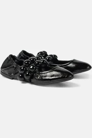 Alaïa Sphere patent leather Mary Jane flats