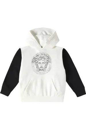 VERSACE Medusa cotton jersey hoodie