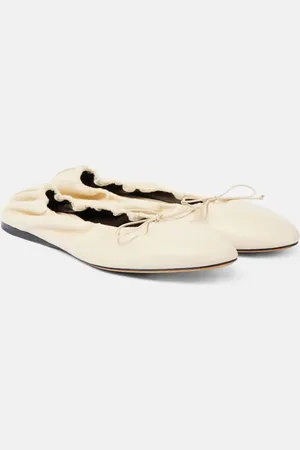 The Row Awar leather ballet flats